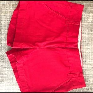 Women’s J.Crew Chino Shorts - Red